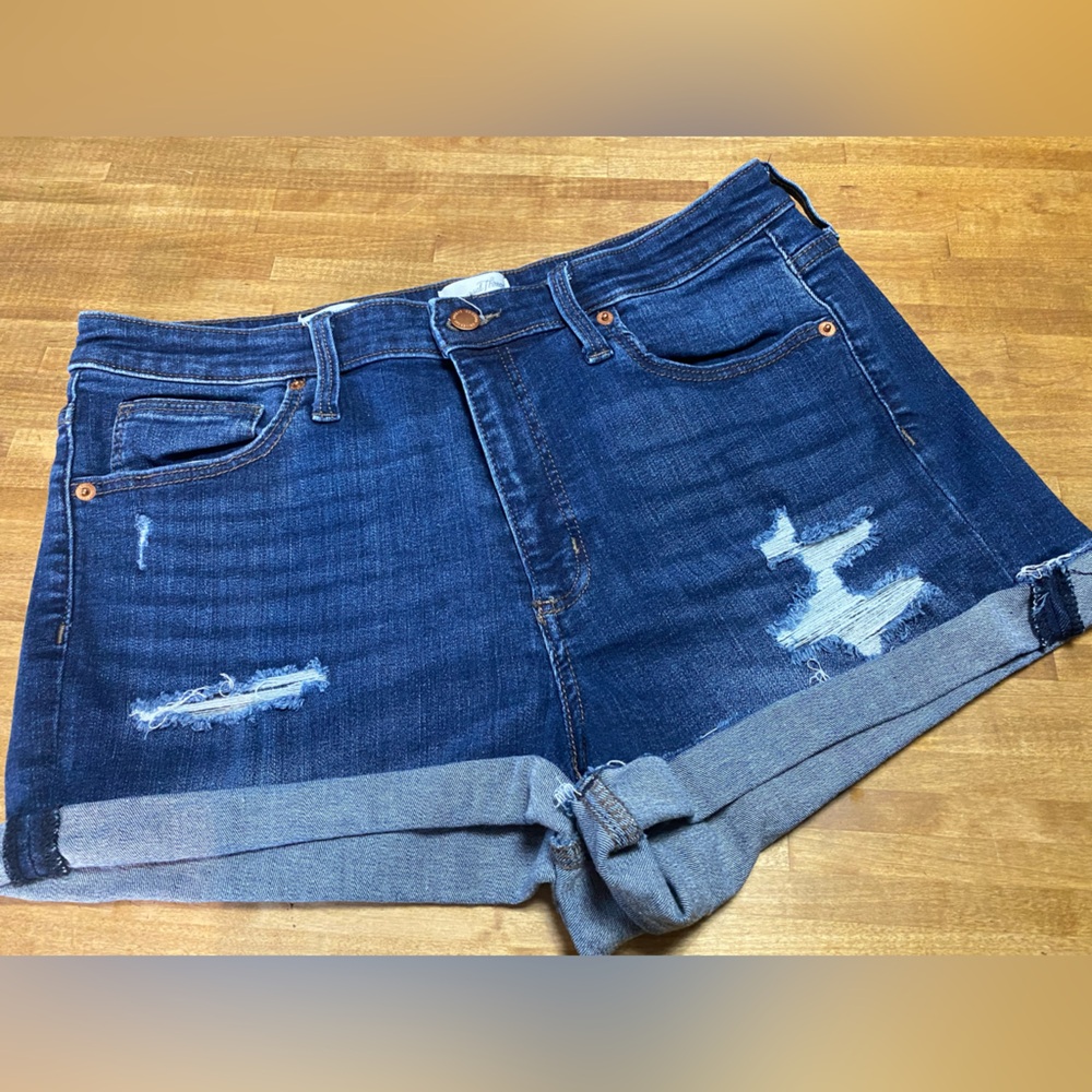 Universal Thread Dark Blue Denim Shorts